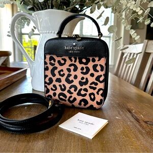 Kate Spade Daisy Leopard Vanity Crossbody bag
